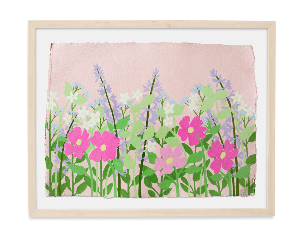WildFlowers in Pink - 30x22