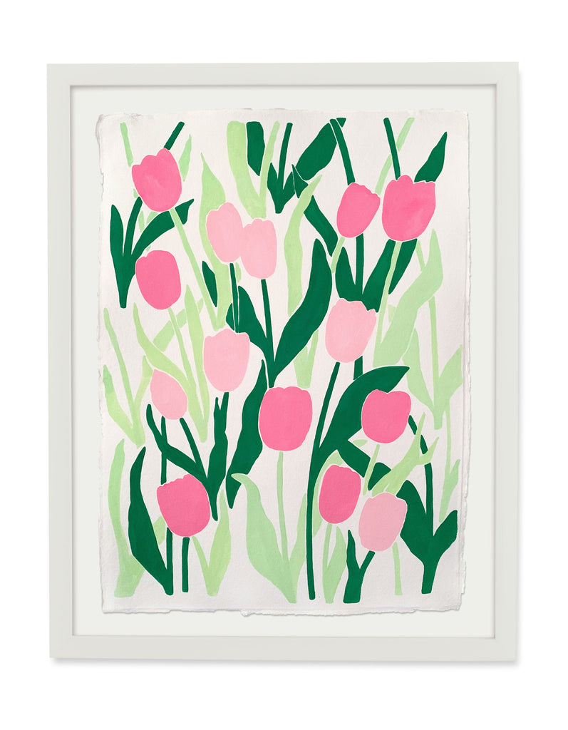 Tulips in Pink - 22x30