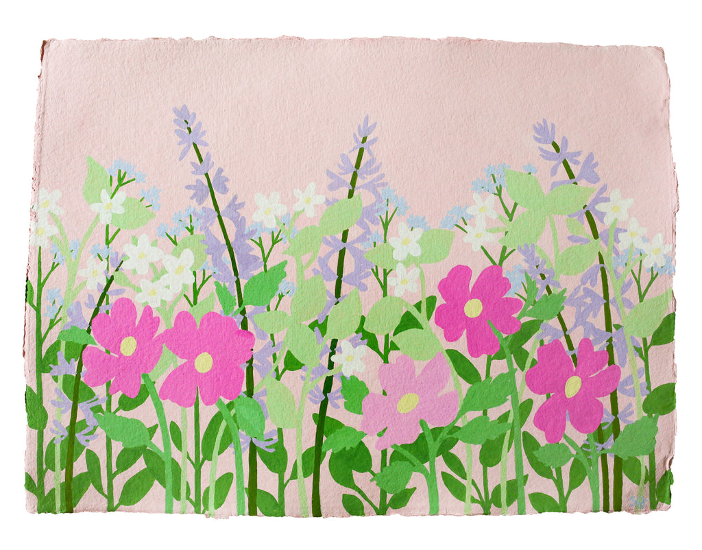 WildFlowers in Pink - 30x22